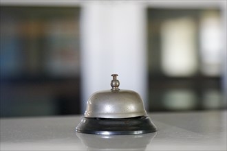 Close-up of vintage call bell