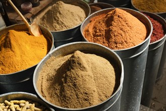 Exotic spices for sale in medina