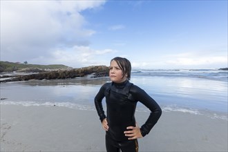 Portrait of young surfer