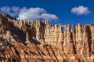 Sandstone rock formations in Bryce Canyon National Park