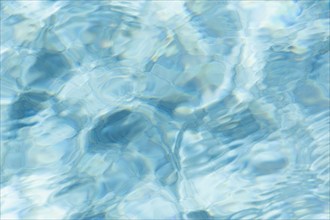 Close-up of clear water rippled surface, St. John, United States Virgin Islands, USA