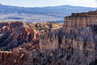 Sandstone rock formations in Bryce Canyon National Park, , Utah, USA