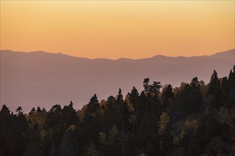 Usa, New Mexico, Santa Fe, Sangre De Cristo Mountains, Santa Fe, New Mexico, USA