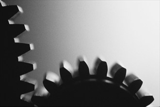 Close-up of machine gears, Nashville, Tennessee, USA