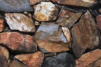 Close-up of rock wall, , St. John, US Virgin Islands