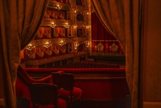 Luxurious box seats in Teatro Colon, Buenos Aires, , Argentina