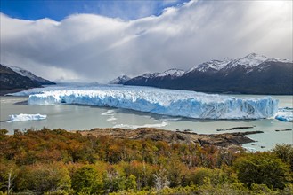 Argentina, Santa Cruz, El Calafate, Clouds over Perito Moreno Glacier, El Calafate, Santa Cruz,