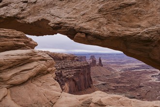 USA, Utah, Rock formations in Canyon Lands National Park, Canyon Lands National Park, Utah, USA