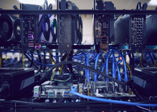 Close-up of equipment in server room
St, George, Utah, USA