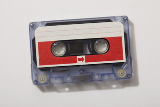 Audio cassette on white background
New York City, NY USA