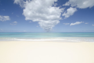 Steam cloud from Soufriere Hills Volcano
Turners Beach, St. John's, Antugua Barbuda