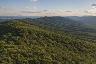 Green forested hills om sunny day
Blacksburg, Virginia, USA