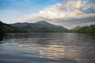 Whiteface Mountain and Lake Placid at sunset
Lake Placid, New York USA