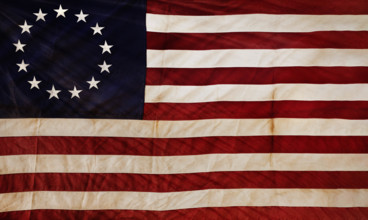 Early American thirteen-star flag