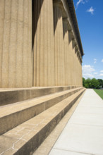 USA, Tennessee, Nashville, Row of column at the Parthenon