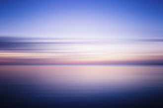 Sunset over calm Gulf of Mexico