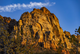Majestic sandstone cliffs at sunset. , Utah, USA.