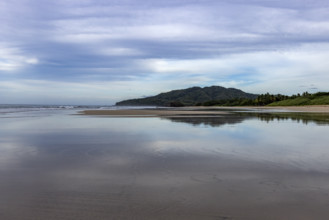 Calm Playa Grande at dawn. , Guanacaste, Costa Rica.