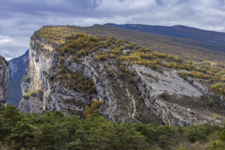 Gordes of Verdon rock formations, Gorges du Verdon, Provence, France.
