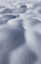 Close-up of snow surface on sunny day, Sun Valley, Idaho, USA.