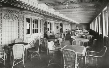 Le Café Parisien, à bord du RMS Titanic