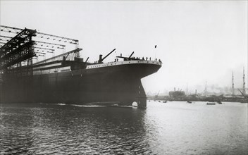 Le lancement du RMS Titanic, le 31 mai 1911
