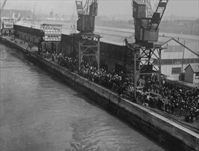 Les quais de Southampton, vus du RMS Titanic