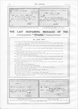 Les derniers messages du RMS Titanic