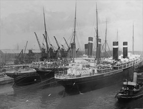 Le SS St Louis, le SS Philadelphia et le RMS Majestic