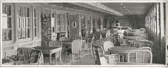 Le Café Parisien, à bord du RMS Titanic
