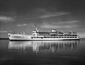 SS Victoria on Lake Victoria. A publicity photograph from the East African Railways and Harbours