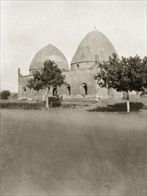The Sheik's tomb'. A double-domed building with arched doorways and windows, captioned as the