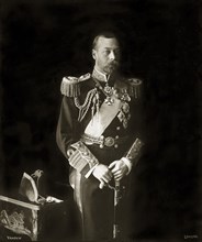Portrait of King George V. Portrait of King George V of England by court photographers Vandyk of