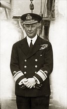 Sir Hubert Brand. Portrait of Sir Hubert Brand, Rear Admiral commanding the First Light Cruiser