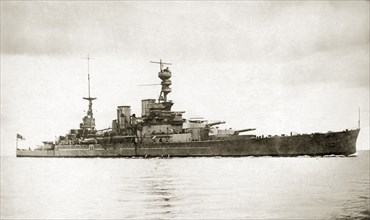HMS Repulse. Battle cruiser HMS Repulse, one of the ships that participated in the world cruise of