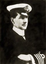 Captain Bernard W M Fairbairn. Portrait of Captain Bernard W M Fairbairn, commanding aboard HMS