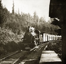 Canadian National Railway train. A Canadian National Railway train at Strathcona Lodge station near
