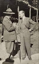 Sir Rennie meets General Shea. Sir Gilbert McCall Rennie (right), the Governor of Northern