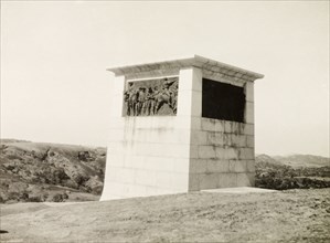 The Shangani Patrol memorial. The Shangani Patrol monument, located in the Matopos Hills. The