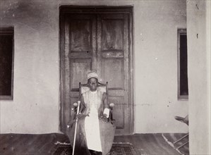 Daudi Chwa II, Kabaka of Buganda. Portrait of Daudi Chwa II, Kabaka (king) of Buganda, seated