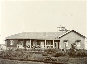 PMO bungalow. A single storey building identified in the original caption as a 'PMO bungalow'.