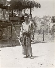 Chief of upper Perak. Portrait of Wan Muhammad Saleh (1861-1917), Orang Kaya Kaya Sri Adika Raja or
