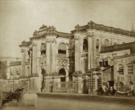 Bank of Bengal, Calcutta. Exterior view of the Bank of Bengal building. Calcutta (Kolkata), India,