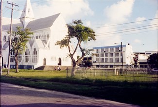St George's Cathedral, Georgetown. St George's Cathedral in Georgetown, constructed entirely from