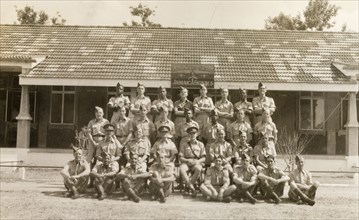 Royal Corps of Signals, Jamaica. The Jamaica regiment of the Royal Corps of Signals assemble