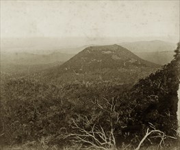 The Toowoomba range. A hill on the range at Darling Downs. Toowoomba, Australia, circa 1890.