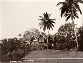 Government House, Ross Island. This gabled building known as Government House was actually located