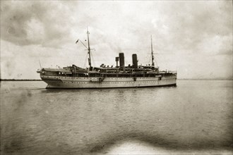 RIMS 'Northbrook' in Burma (Myanmar). RIMS 'Northbrook', a naval steamer belonging to the Royal