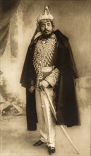Maharajah of Nepal. Studio portrait of Chandra Shamsher Jang, Maharajah and hereditary Prime