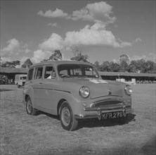 Vanguard station wagon. A standard Vanguard station wagon, number eight in a vehicle parade at the